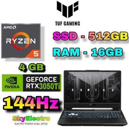 Asus TUF A15 FA506 RTX 3050Ti 4 GB Gaming – Noutbuklar və Netbuklar – ucuztap.az