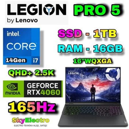 Lenovo LEGION PRO 5 16IRX9 RTX 4060 Gaming – Noutbuklar və Netbuklar – ucuztap.az