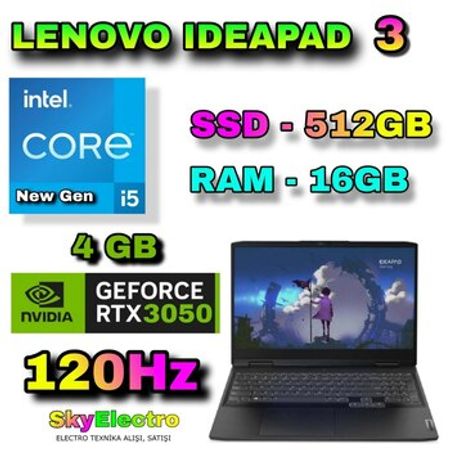 Lenovo IDEAPAD 3 15IAH7 RTX 3050 4 GB Gaming – Noutbuklar və Netbuklar – ucuztap.az
