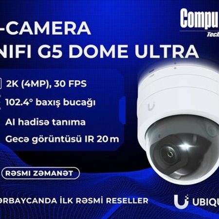 Müşahidə kamerası Ubiquiti UniFi G5 Dome Ultra – Bakı – ucuztap.az