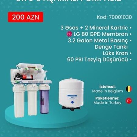 Ravent smart rəqəmsal su filteri – Bakı – ucuztap.az