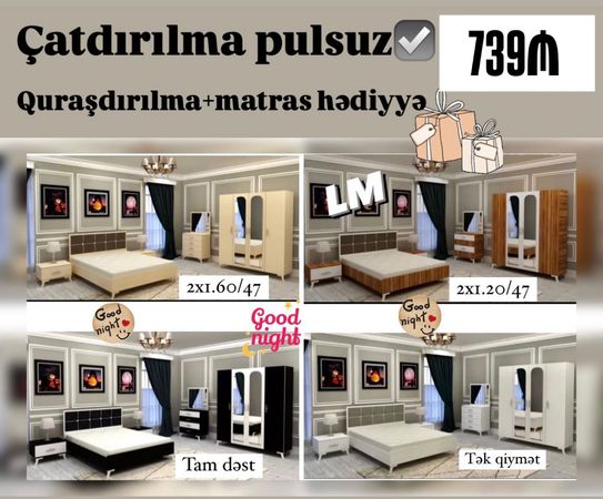Yataq otağı mebeli – Bakı – ucuztap.az