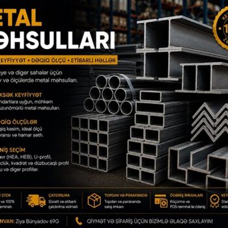 Metal (profil, list, ikitavr və s.) – Bakı – ucuztap.az