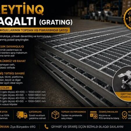 Metal qreyting (ayaqaltı) – Bakı – ucuztap.az