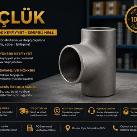 Üçlük (Equal və Unequal Tee) – Bakı – ucuztap.az