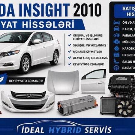 Honda Insight 2009-2014 ehtiyat hissələri – Bakı – ucuztap.az