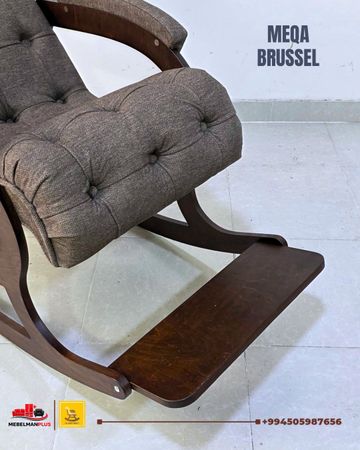 Yellən kreslo Meqa Brussel qəhvəyi Kreditlə – Bakı – ucuztap.az