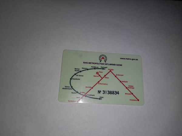 Metro kart, kontur kart kolleksiyası – Bakı – ucuztap.az