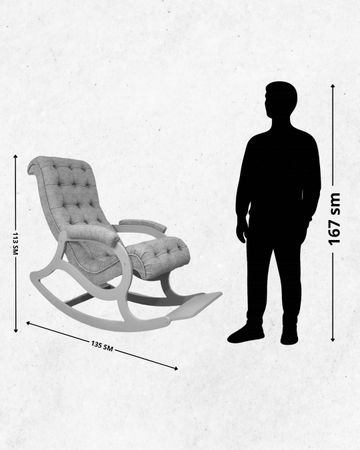 Yellənən kreslo Meqa brussel boz-ceviz Kreditlə – Mebel və interyer – ucuztap.az