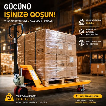 Transpalet Nyulon 2500kq – Bakı – ucuztap.az
