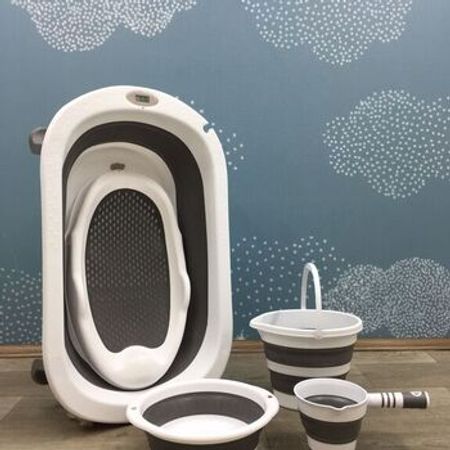 Qatlanan vanna dəsti 5 in 1 – Uşaq gigiyenası – ucuztap.az