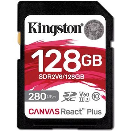 Kingston Canvas React Plus 128GB SDXC II V60 yaddaş kartı – Kompüter aksesuarları – ucuztap.az