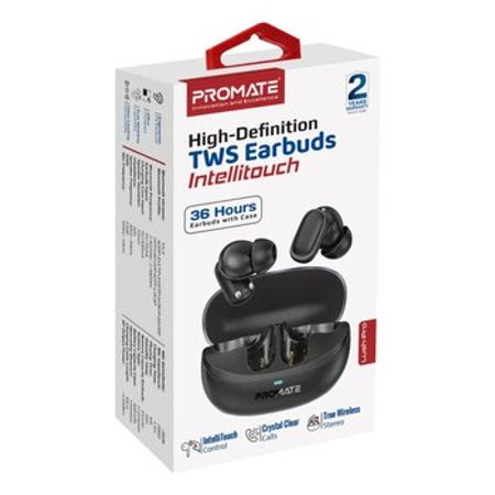 Promate Lush-Pro TWS earbuds bluetooth v5.4 black və white – Audio və video – ucuztap.az