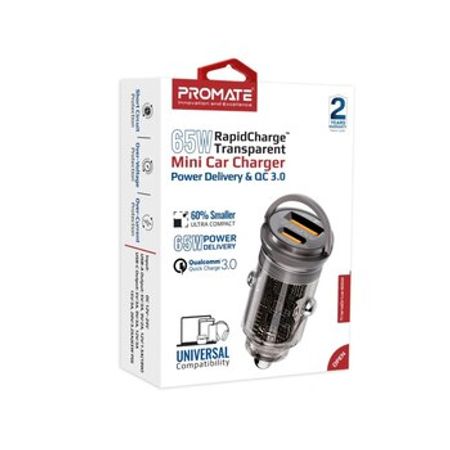 Promate TransDrive-65W 65W Mini Car Charger – Ehtiyat hissələri – ucuztap.az