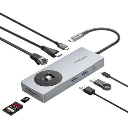Multiport Çevirici Promate 14-in-1 Multiport USB-C Hub COMANDHUB-PRO – Kompüter aksesuarları – ucuztap.az
