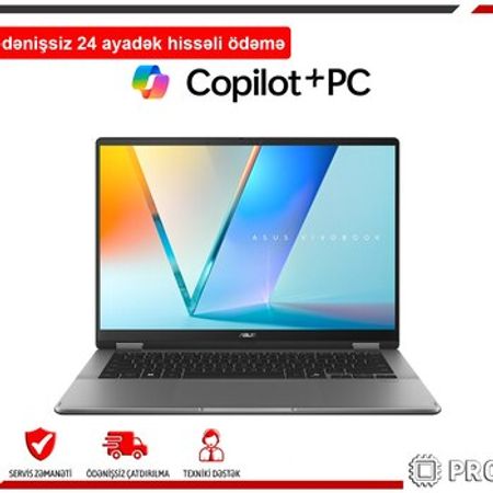 ASUS VivoBook Flip TP3407SA-DS74T 90NB14Y1-M005E0 – Noutbuklar və Netbuklar – ucuztap.az