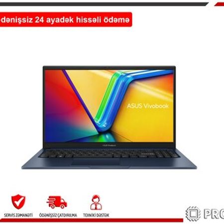 ASUS VivoBook 15 X1504VA-BQ312 Quiet Blue 90NB10J1-M01HX0 – Noutbuklar və Netbuklar – ucuztap.az