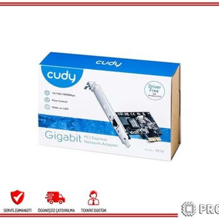 Network Adapter CUDY PE10 Gigabit PCI Express Adapter PE10 – Şəbəkə avadanlıqları – ucuztap.az