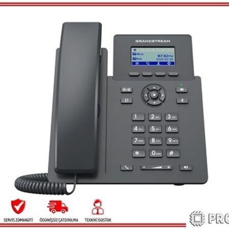 Stasionar telefon Grandstream GRP2601P GRP2601P/AZ – Şəbəkə avadanlıqları – ucuztap.az