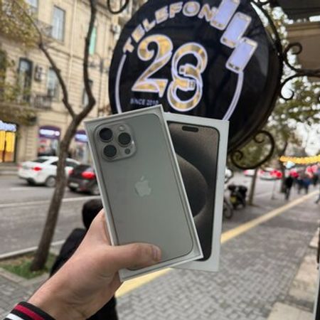 Apple iPhone 15 Pro Max Natural Titanium 256GB/8GB – Bakı – ucuztap.az