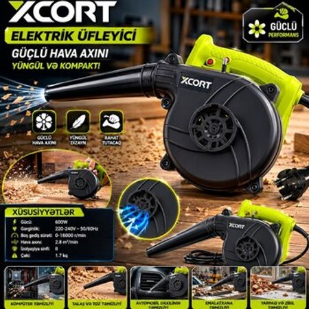 Elektrik üfləyici (Blower) XCORT – Bakı – ucuztap.az