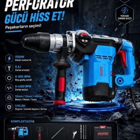 FIXTEC Professional perforator – Bakı – ucuztap.az