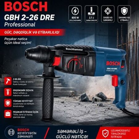 Bosch GBH 2-26 – Təmir və tikinti – ucuztap.az