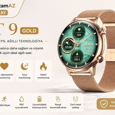 Ağıllı saat G-Tab GT9 Gold – Saatlar – ucuztap.az