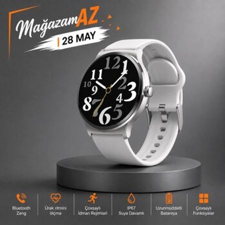 Smart saat Haylou Solar Lite Silver – Saatlar – ucuztap.az