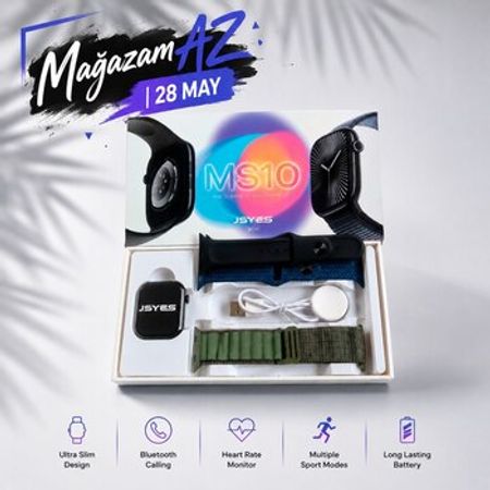 Smart saat JSYES MS10 Slim 3 qolbaqlı – Saatlar – ucuztap.az