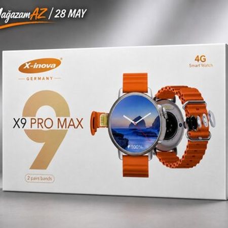 X-Inova X9 Pro Max Smart Saat – Premium Ultra Dizayn – Saatlar – ucuztap.az