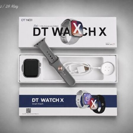 Smart saat DT Watch X 10th Silver – Saatlar – ucuztap.az