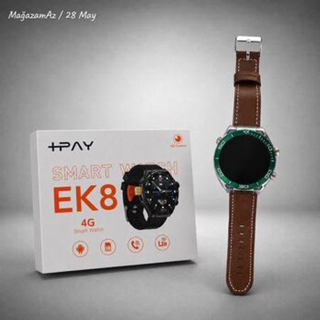 Smart Saat EK8 Green 4G – Bakı – ucuztap.az