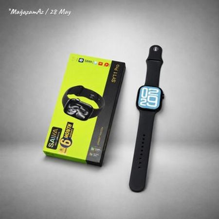 Saiya SY11 Pro Smart Saat Black – Bakı – ucuztap.az