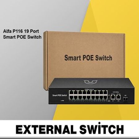 19 Port Alfa P116 Smart Gibabit POE Switch – Bakı – ucuztap.az