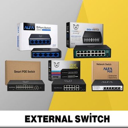 Alfa Etherhet və POE Switchlər – Şəbəkə avadanlıqları – ucuztap.az