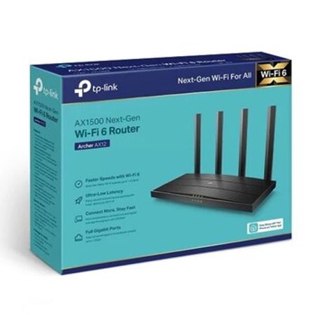 Router TP-LINK Archer AX12 AX1500 Wi-Fi 6 – Şəbəkə avadanlıqları – ucuztap.az