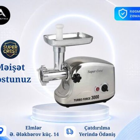 Ətçəkən maşın Super Crest SCT-2029 Meat Grinder – Bakı – ucuztap.az
