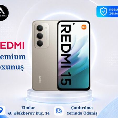 Xiaomi Redmi 15 Titan Gray 256GB/8GB – Telefonlar – ucuztap.az