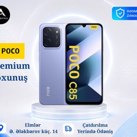 Xiaomi Poco C85 4G Purple 256GB/8GB – Telefonlar – ucuztap.az
