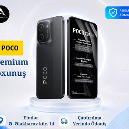 Xiaomi Poco C85 4G Black 128GB/6GB – Telefonlar – ucuztap.az