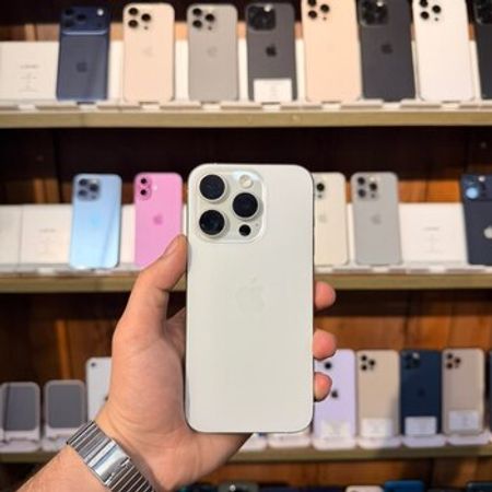 Apple iPhone 15 Pro White Titanium 128GB/8GB – Bakı – ucuztap.az
