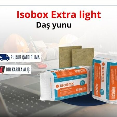 İzolyasiya İzobox Ekstra Light (kompressiya) - daş yun – Təmir və tikinti – ucuztap.az