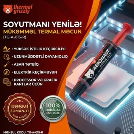 Thermal Grizzly Termopastaları – Masaüstü kompüterlər – ucuztap.az
