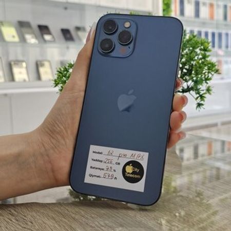Apple iPhone 12 Pro Max Pacific Blue 128GB/6GB – Telefonlar – ucuztap.az