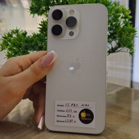 Apple iPhone 15 Pro Max White Titanium 256GB/8GB – Telefonlar – ucuztap.az