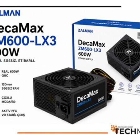 Zalman DecaMax ZM600-LX3 600W güc bloku – Bakı – ucuztap.az