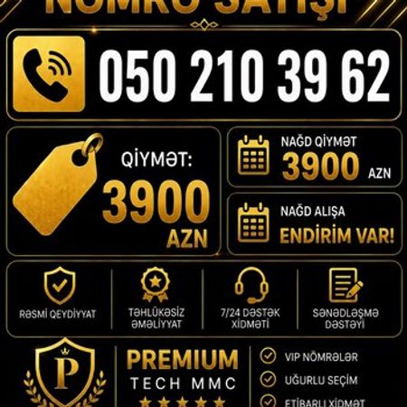 Azercell nömrə – (050) 210-39-62 – Nömrələr və SİM-kartlar – ucuztap.az