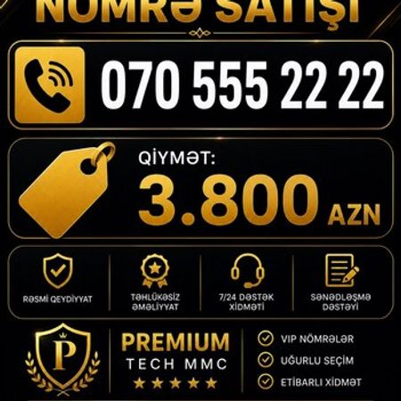 Nar nömrə – (070) 555-22-22 – Nömrələr və SİM-kartlar – ucuztap.az
