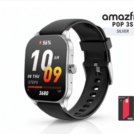 Xiaomi Amazfit Pop 3S Silver – Bakı – ucuztap.az